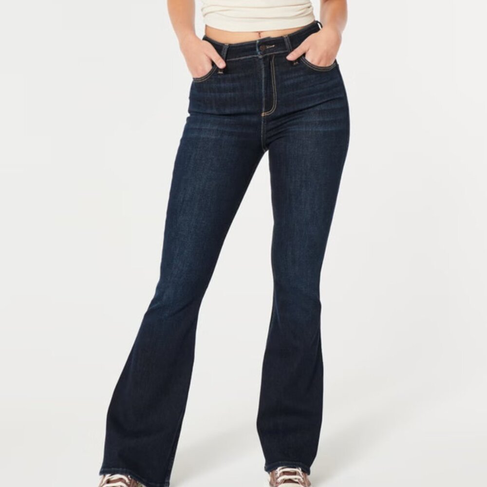 🎇[28] Dolce & Gabbana Wide Leg Low Rise Jeans – NWT, Rare Y2K Designer Denim🎇